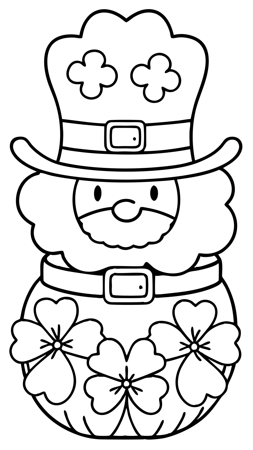 st pattys coloring pages